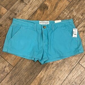 Aeropostale Women's Teal Cargo Shorts